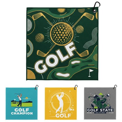 Custom Waffle Texture Golf Bag Towel