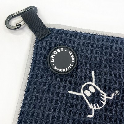 Premium Waffle Knitted Magnetic Golf Towel