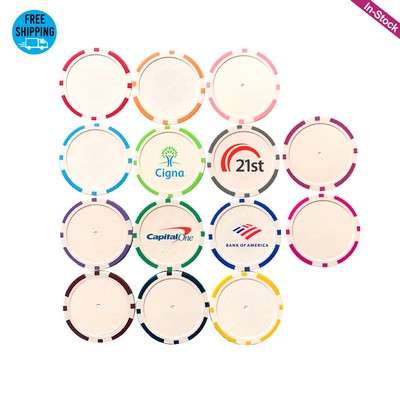 Poker Chip Golf Ball Markers